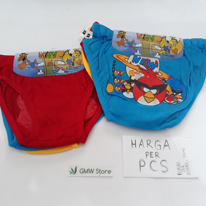 Sempak SD Size L Angry Bird CD N787