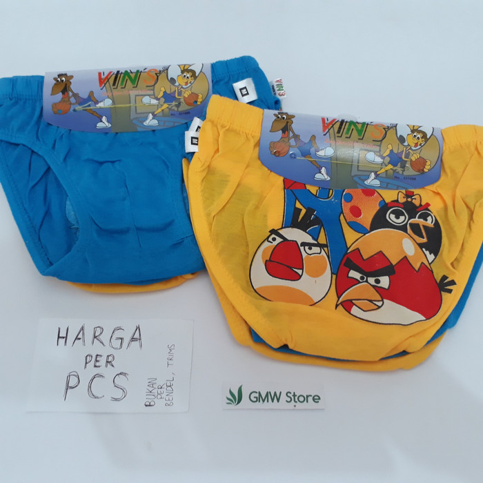 Sempak SD Angry Bird CD Size M N788