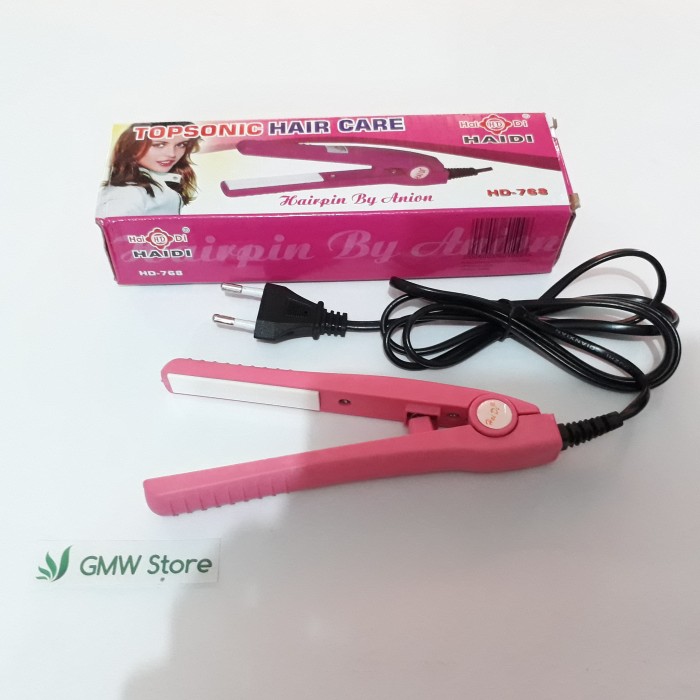 Catok Rambut Mini Topsonic Hair Care Haidi HD-768 W123