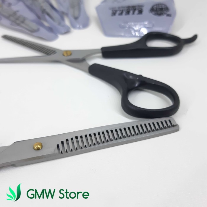 Gunting Salon Penipis Rambut Alat Cukur Stainless Steel Impor C216