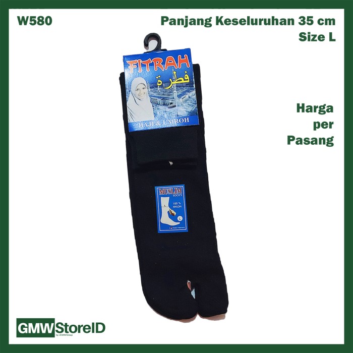 W580 Kaos Kaki Wanita Antislip Jari Jempol Pendek Women Socks Tipe E20