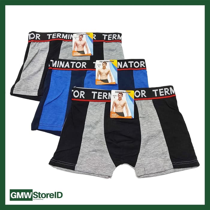 W632 Boxer Laki-Laki CD Pria Mens Karet Pinggang Warna Warni Tipe I10