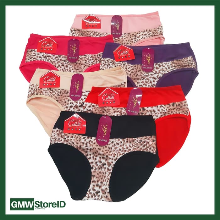 W587 Celana Dalam Wanita CD Warna Perempuan Women Undies Motif J15