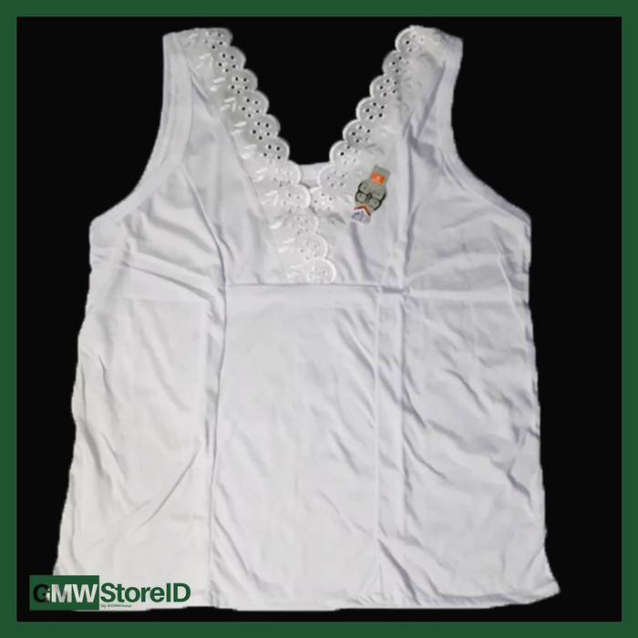 Singlet Atasan Perempuan Daleman Putih Polos XL Adiler 070 W192