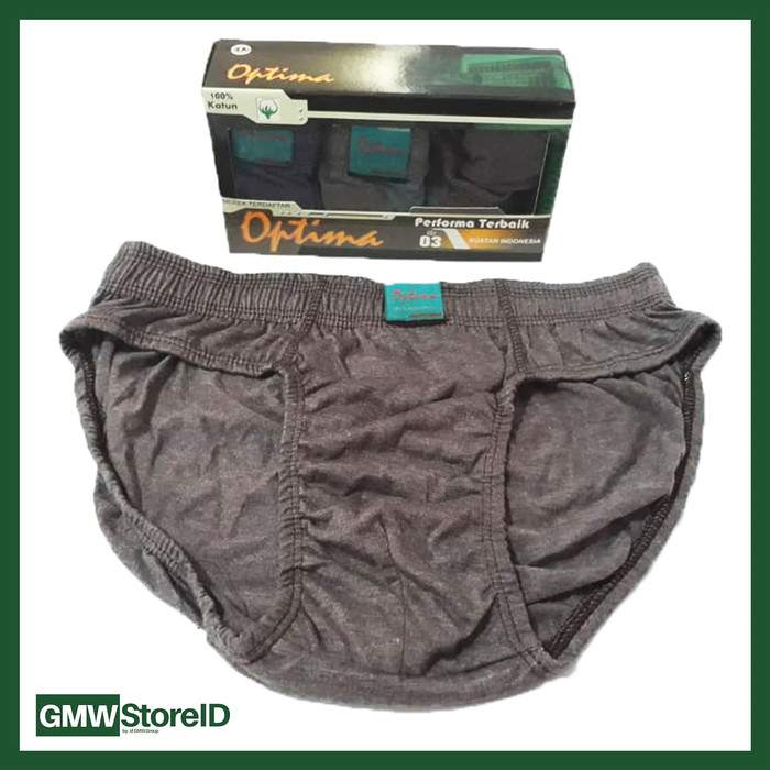 Sempak Celana Dalam Pria CD underwear Laki laki Optima Uk Size L W112