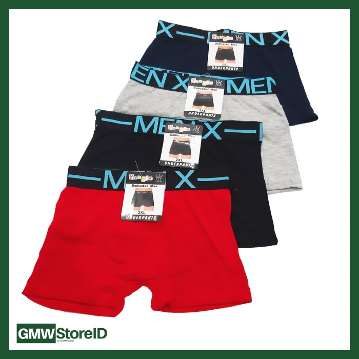 Celana Boxer Pria CD Polos Cowok X-Men Inter 249 XXL 2XL 3L W335