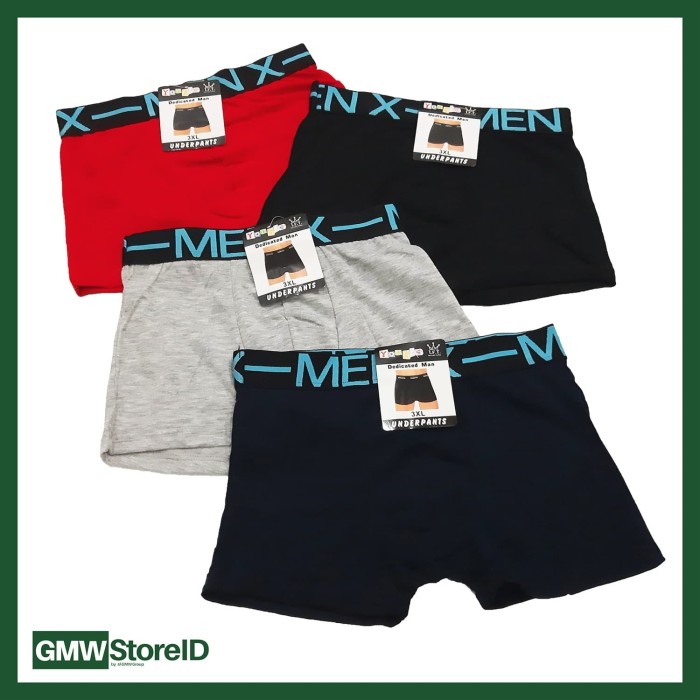 Celana Boxer Pria CD Polos Cowok X-Men Inter 249 XXXL 3XL 4L W334