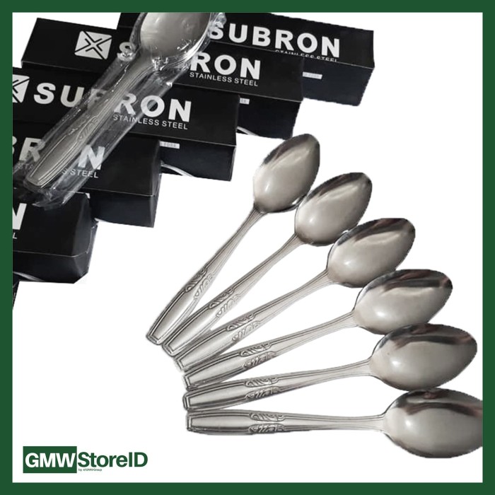 Sendok Makan Stainless Subron 1 Lusin isi 12 pcs W277